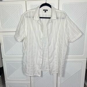 Express White Men's XL Shirt